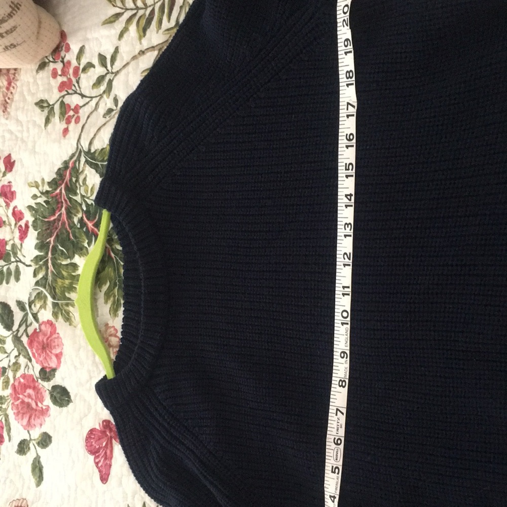 Quince fisherman sweater 100% cotton navy blue - Picture 6 of 6